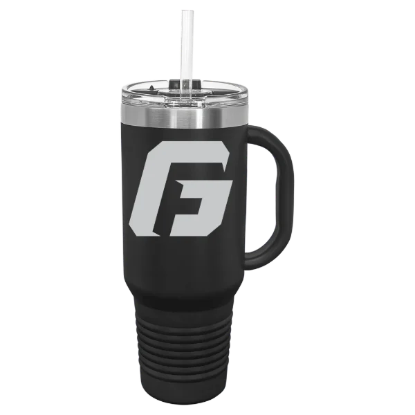 George Fox University Polar Camel 40 oz. Travel Mug with Snap Lid & Straw