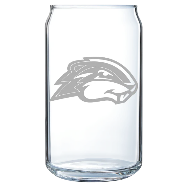 Goucher College Polar Camel 16 oz. Can Glass
