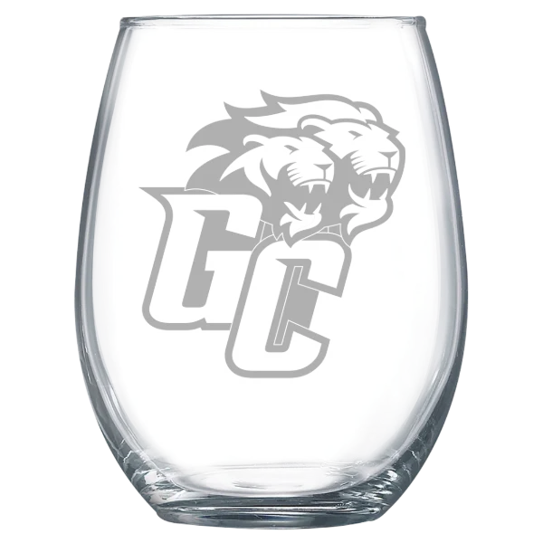 Greensboro College Polar Camel 15 oz. Stemless Wine Glass