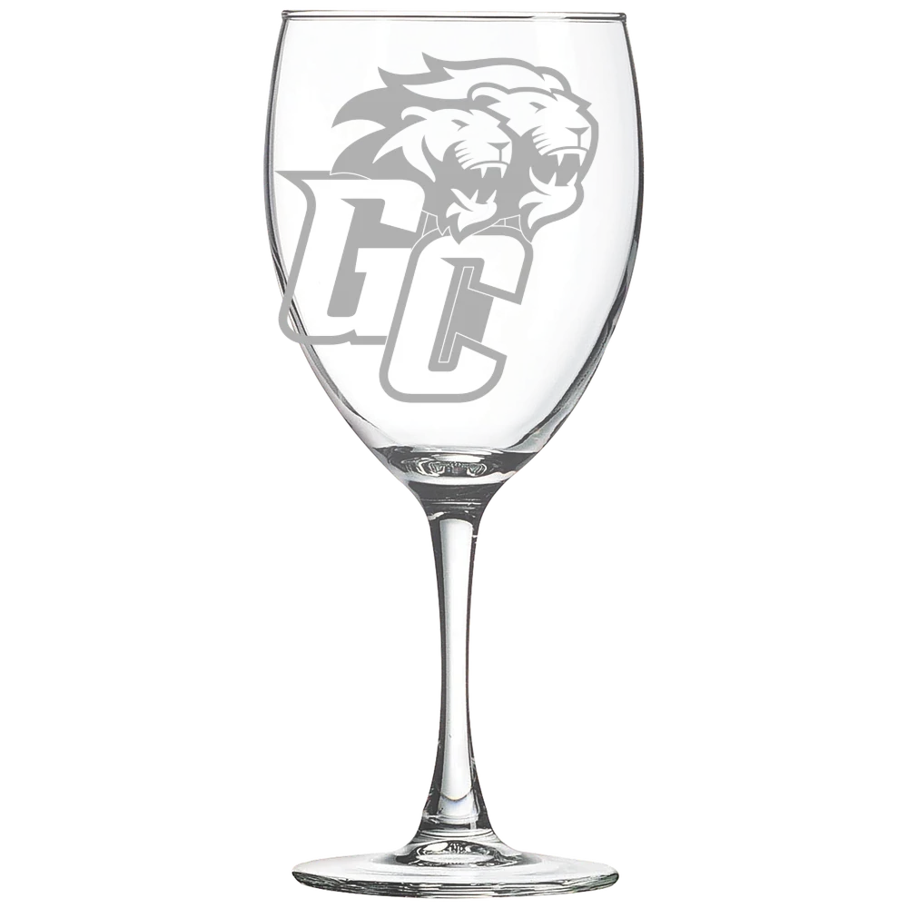 Greensboro College Polar Camel 10 1/2 oz. Wine Glass
