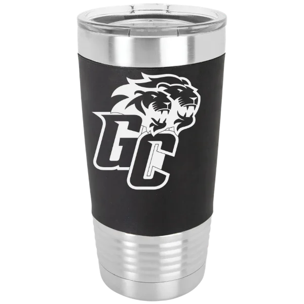 Greensboro College Polar Camel 20 oz. Silicone Grip Tumbler with Standard Lid
