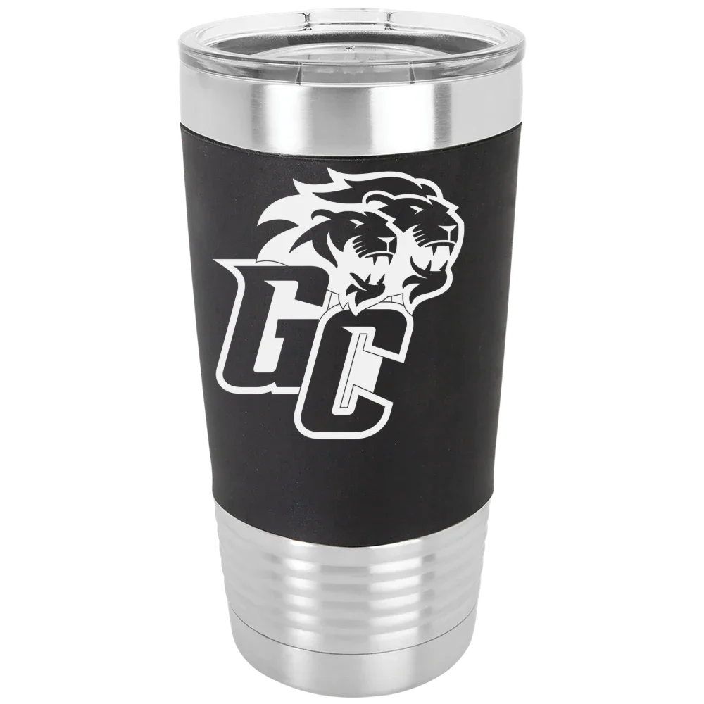 Greensboro College Polar Camel 20 oz. Silicone Grip Tumbler with Standard Lid