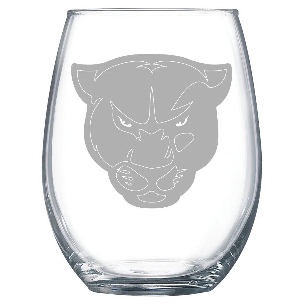 Greenville University Polar Camel 15 oz. Stemless Wine Glass