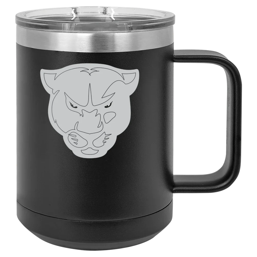 Greenville University Polar Camel 15 oz. Mug with Slider Lid
