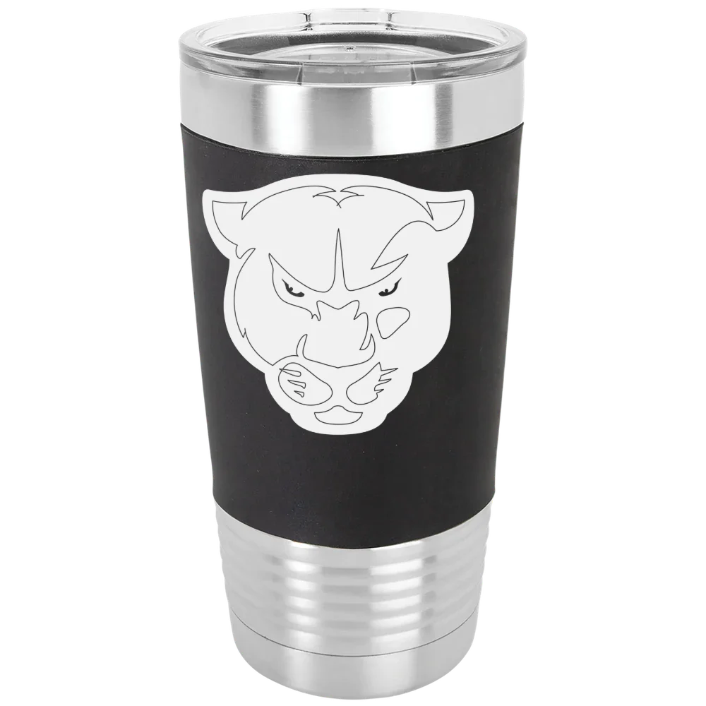 Greenville University Polar Camel 20 oz. Silicone Grip Tumbler with Standard Lid