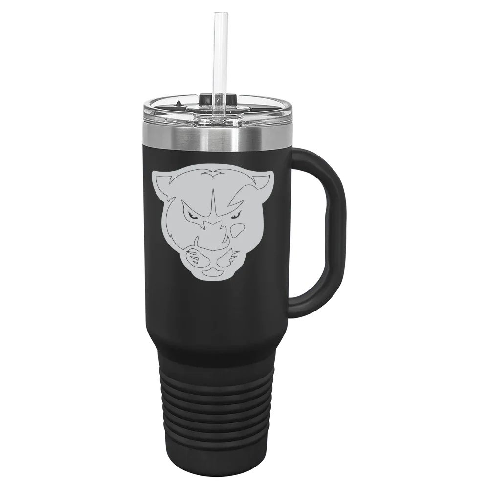 Greenville University Polar Camel 40 oz. Travel Mug with Snap Lid & Straw