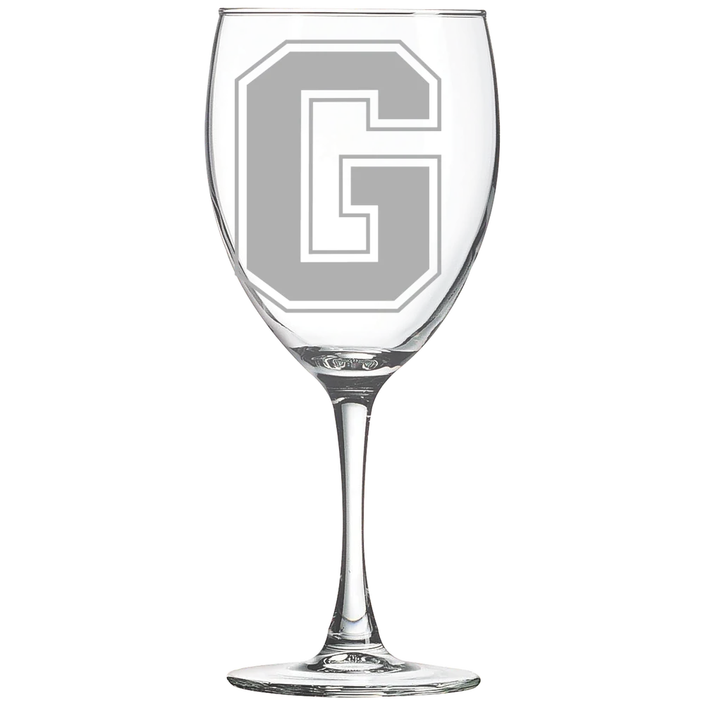Grove City College Polar Camel 10 1/2 oz. Wine Glass