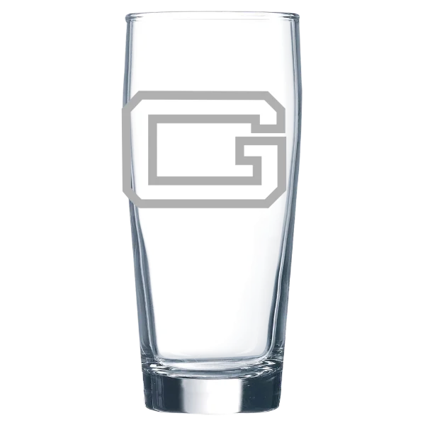 Guilford College Polar Camel 16 oz. Willi Becher Beer Glass