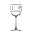 Guilford College Polar Camel 19 oz. Wine Glass