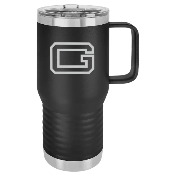 Guilford College Polar Camel 20 oz. Travel Mug with Slider Lid