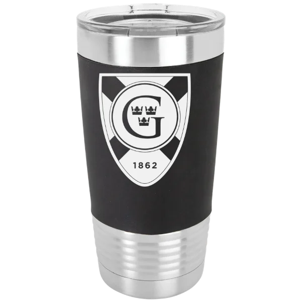 Gustavus Adolphus College Polar Camel 20 oz. Silicone Grip Tumbler with Standard Lid
