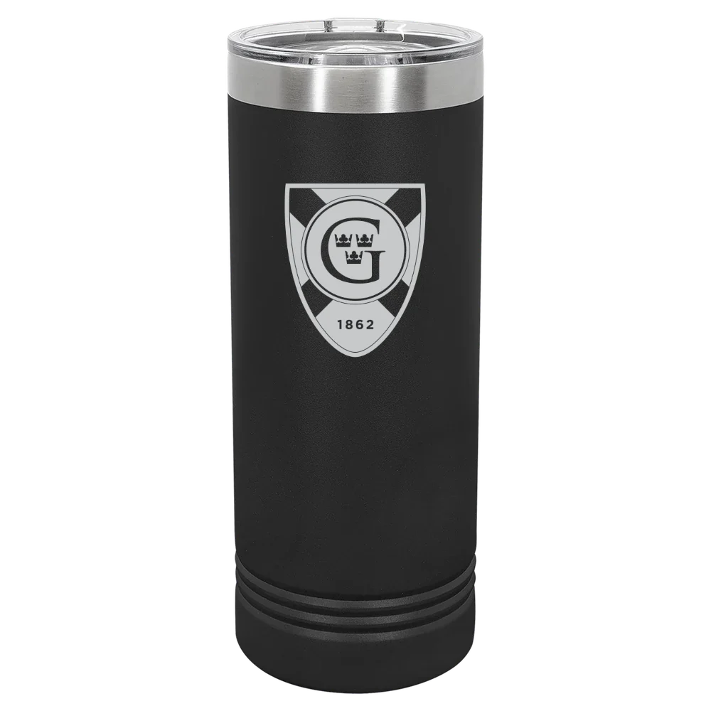 Gustavus Adolphus College Polar Camel 22 oz. Skinny Tumbler with Slider Lid