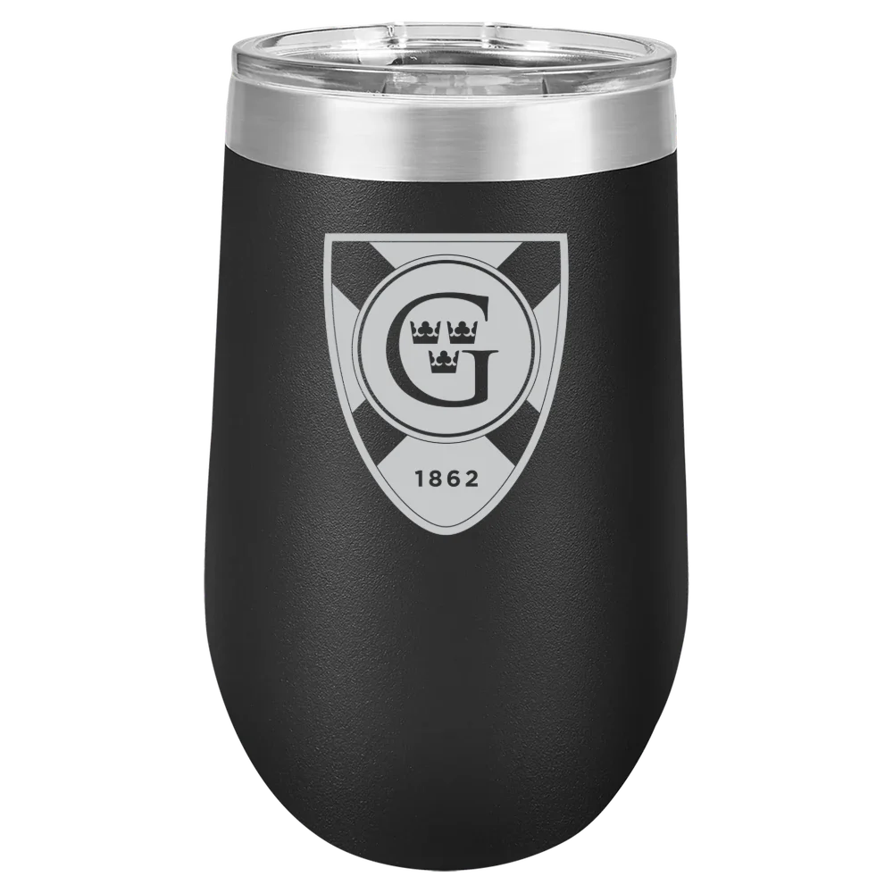 Gustavus Adolphus College Polar Camel 16 oz. Stemless Wine Tumbler