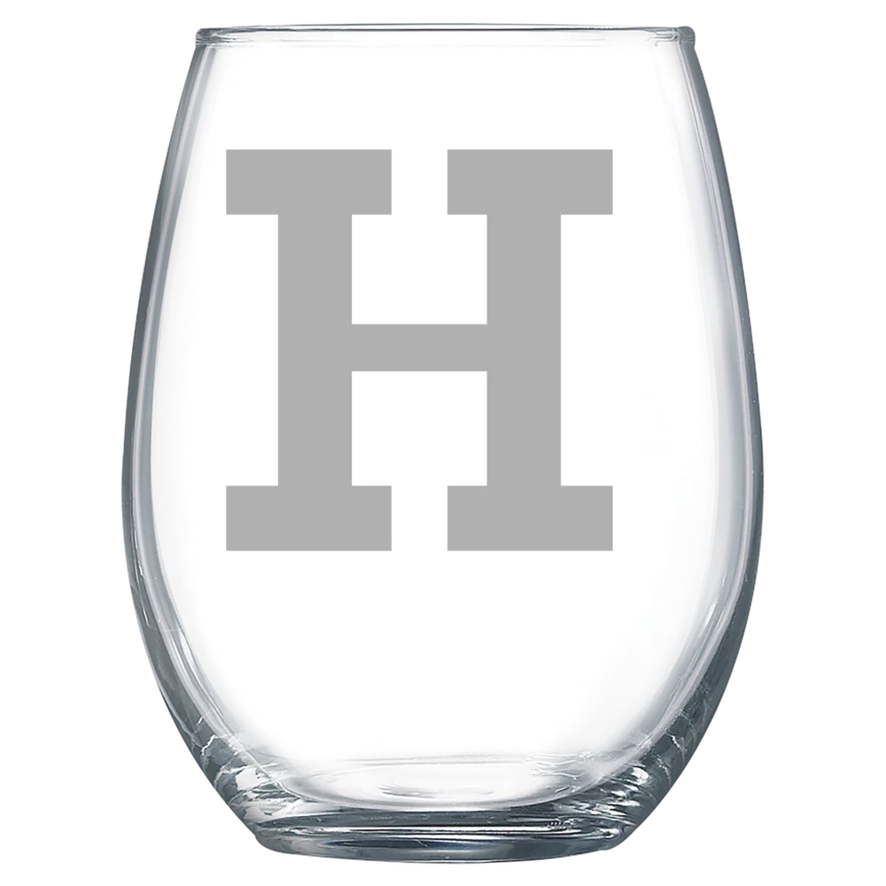 Hamilton College Polar Camel 15 oz. Stemless Wine Glass