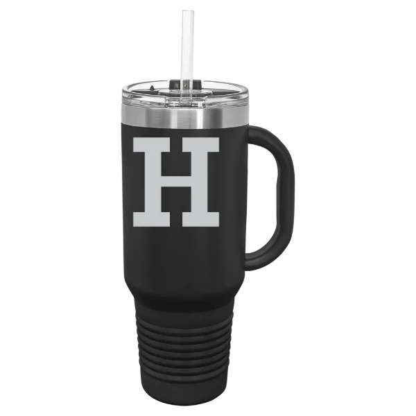 Hamilton College Polar Camel 40 oz. Travel Mug with Snap Lid & Straw