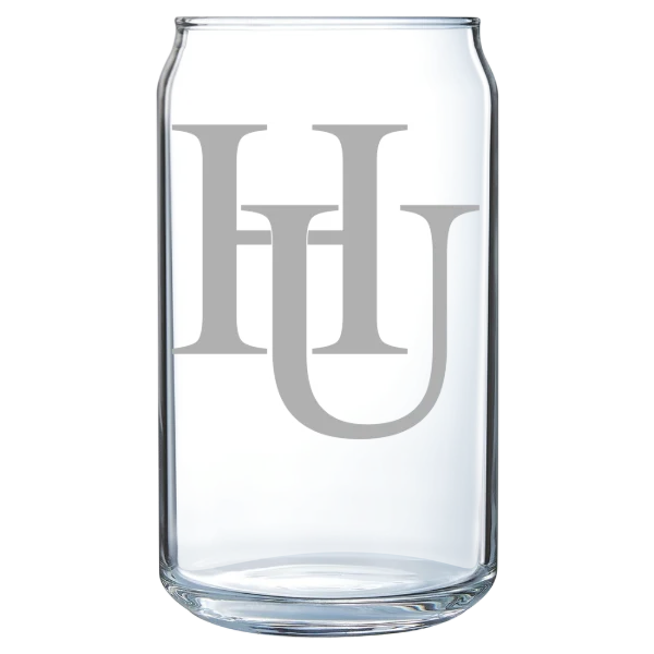 Hamline University Polar Camel 16 oz. Can Glass