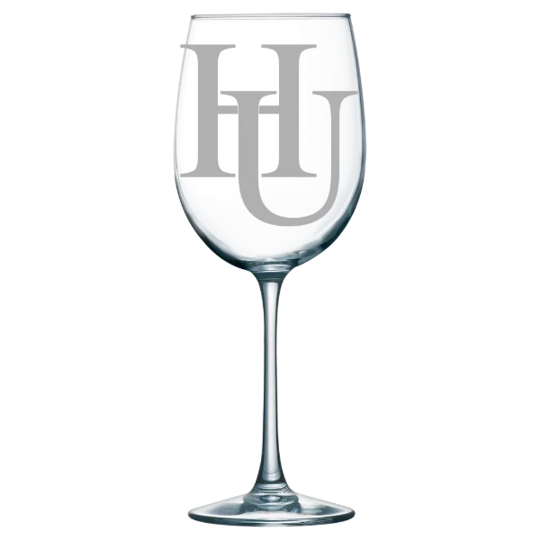 Hamline University Polar Camel 19 oz. Wine Glass