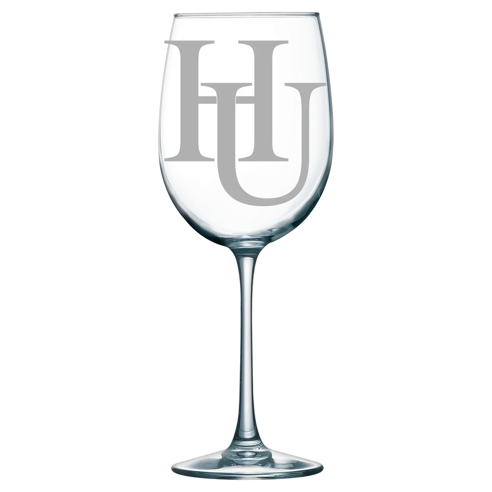 Hamline University Polar Camel 19 oz. Wine Glass