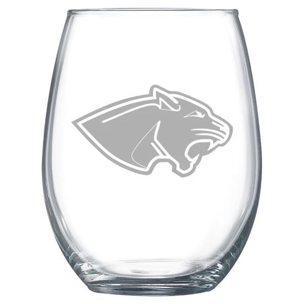 Hanover College Polar Camel 15 oz. Stemless Wine Glass