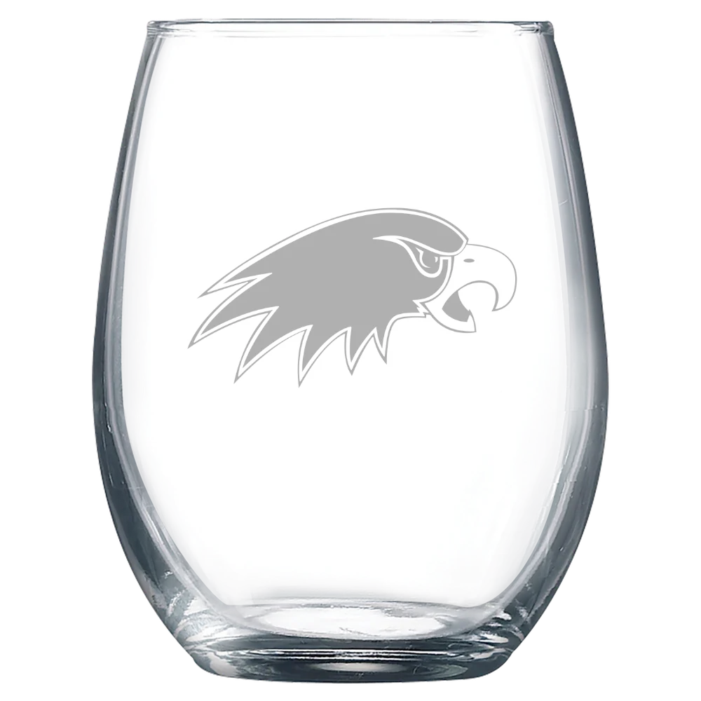 Hartwick College Polar Camel 9 oz. Stemless Wine Glass