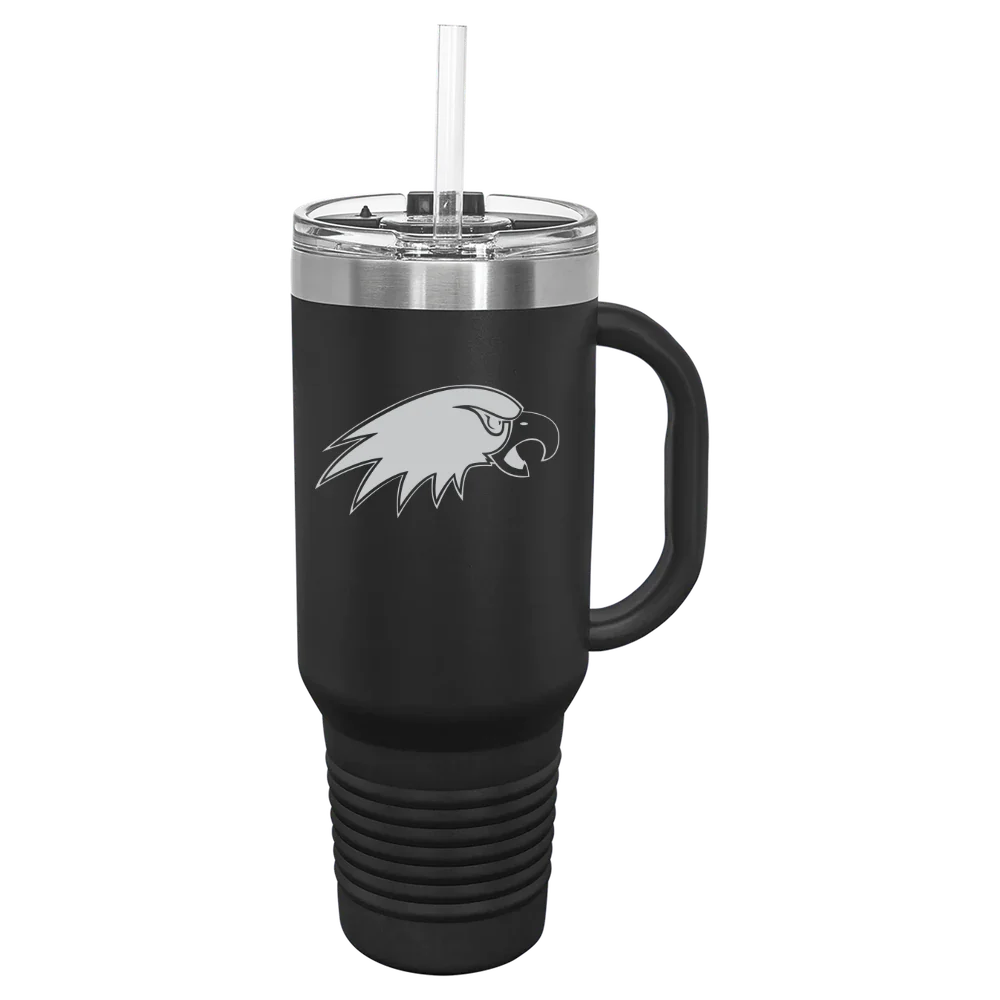 Hartwick College Polar Camel 40 oz. Travel Mug with Snap Lid & Straw
