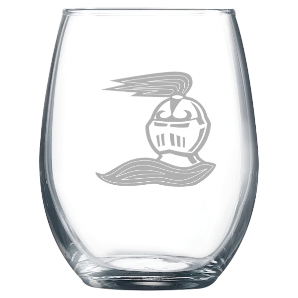 Heidelberg University Polar Camel 9 oz. Stemless Wine Glass