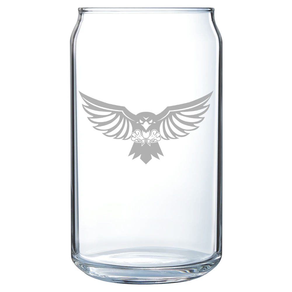 Hilbert College Polar Camel 16 oz. Can Glass