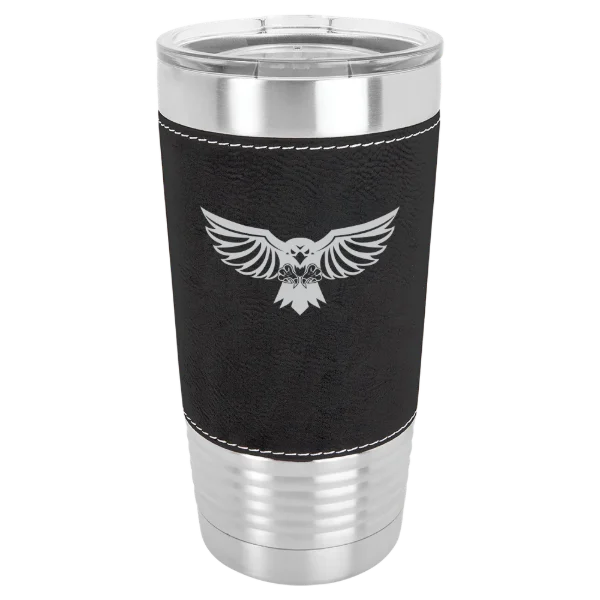 Hilbert College Polar Camel 20 oz. Leatherette Grip Tumbler with Standard Lid