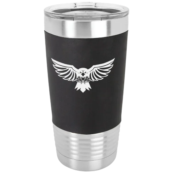 Hilbert College Polar Camel 20 oz. Silicone Grip Tumbler with Standard Lid