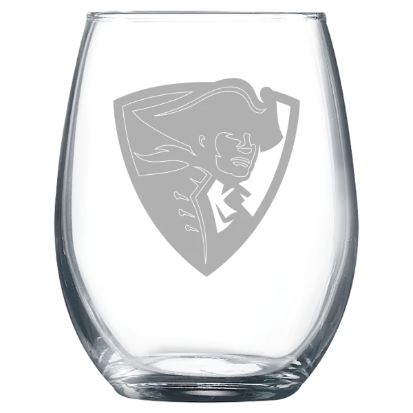Hobart and William Smith Colleges Polar Camel 9 oz. Stemless Wine Glass