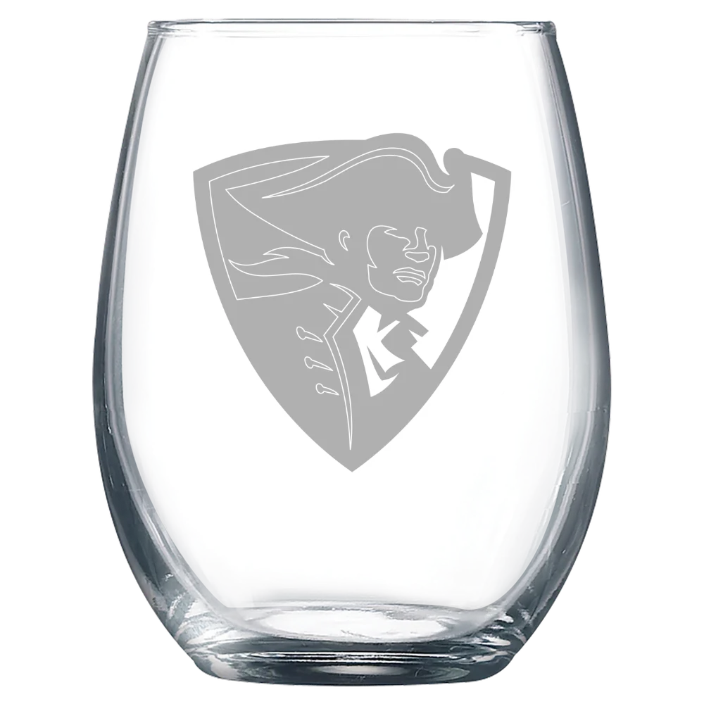 Hobart and William Smith Colleges Polar Camel 9 oz. Stemless Wine Glass