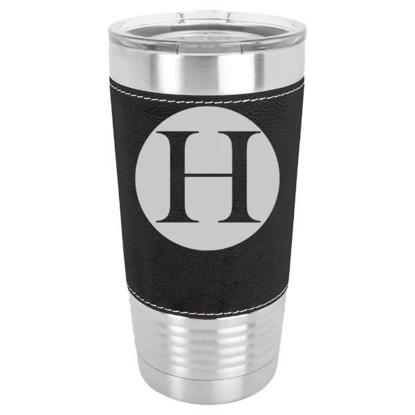 Hollins University Polar Camel 20 oz. Leatherette Grip Tumbler with Standard Lid