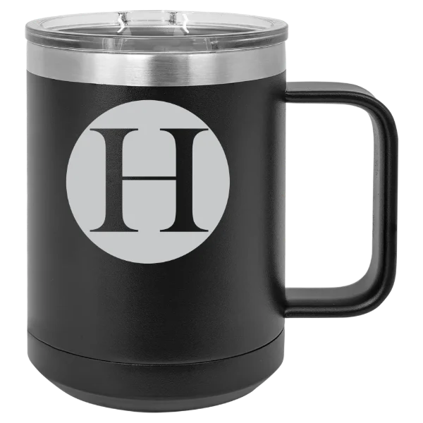 Hollins University Polar Camel 15 oz. Mug with Slider Lid