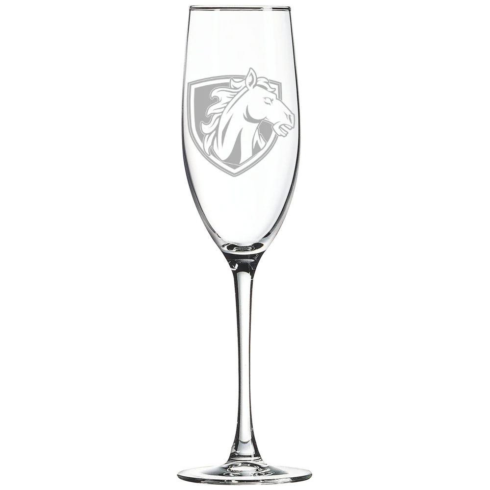 Hood College Polar Camel 8 oz. Champagne Flute