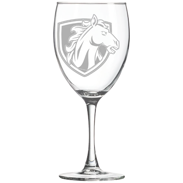 Hood College Polar Camel 10 1/2 oz. Wine Glass