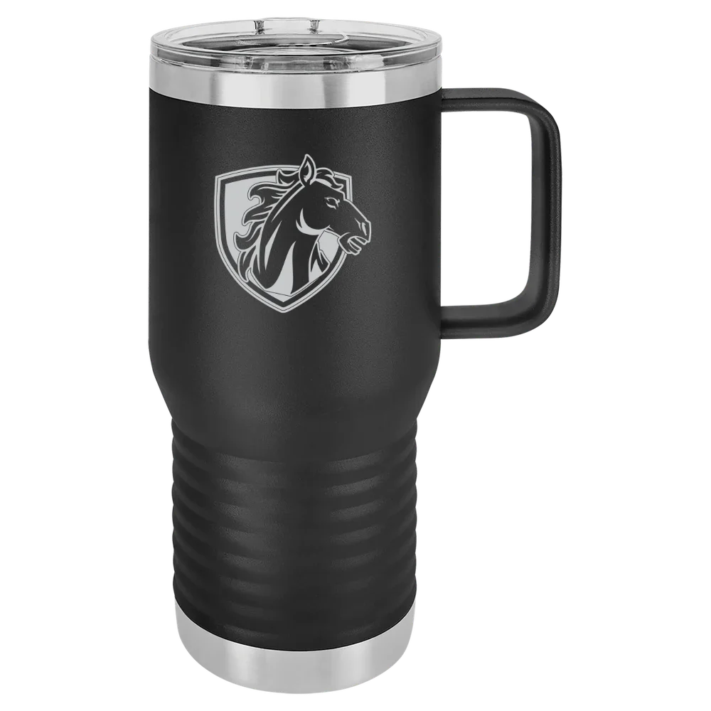Hood College Polar Camel 20 oz. Travel Mug with Slider Lid