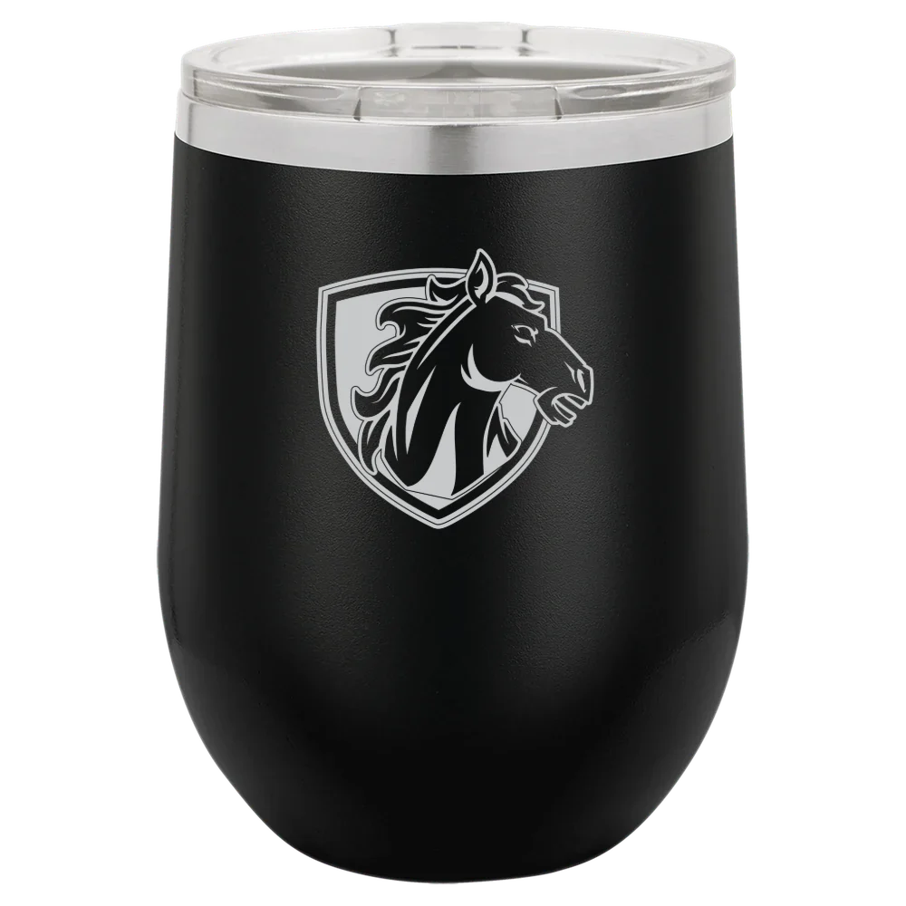 Hood College Polar Camel 12 oz. Stemless Wine Tumbler