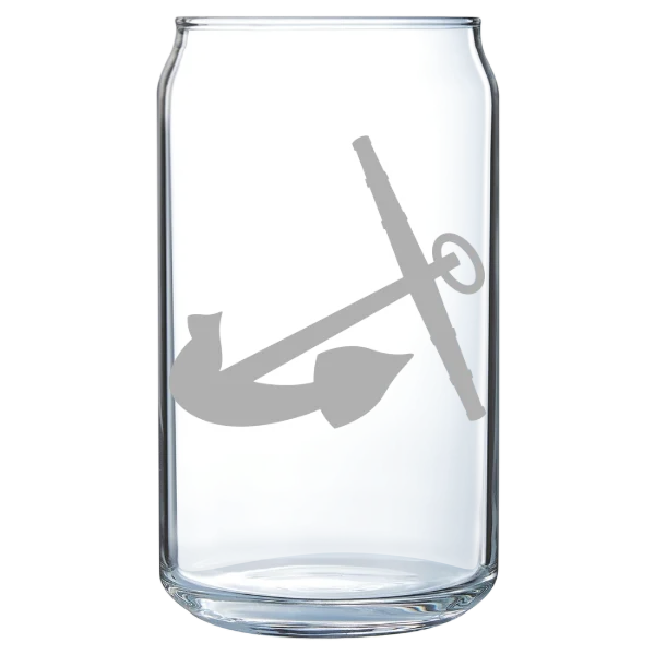 Hope College Polar Camel 16 oz. Can Glass