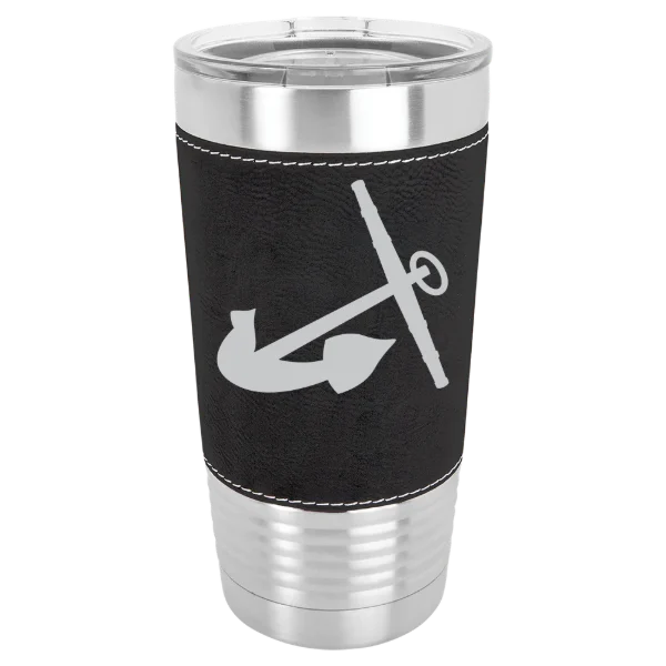 Hope College Polar Camel 20 oz. Leatherette Grip Tumbler with Standard Lid