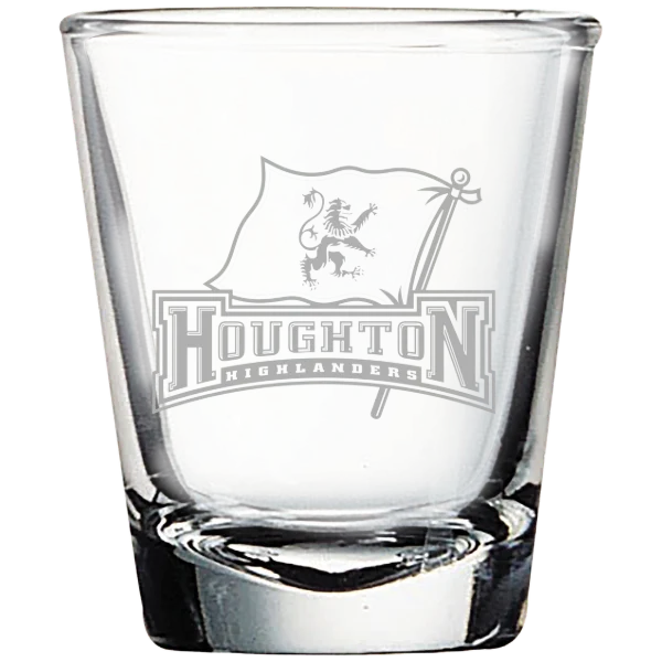 Houghton University Polar Camel 1.7 oz. Shot Glass