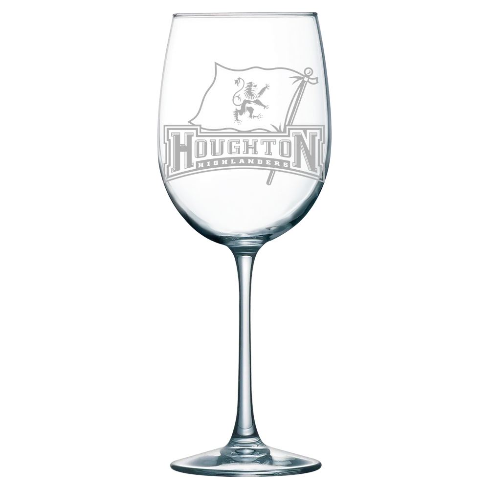 Houghton University Polar Camel 19 oz. Wine Glass