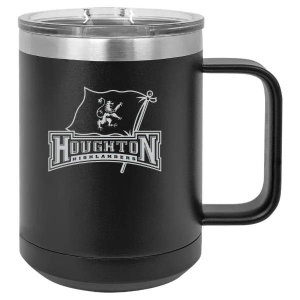 Houghton University Polar Camel 15 oz. Mug with Slider Lid