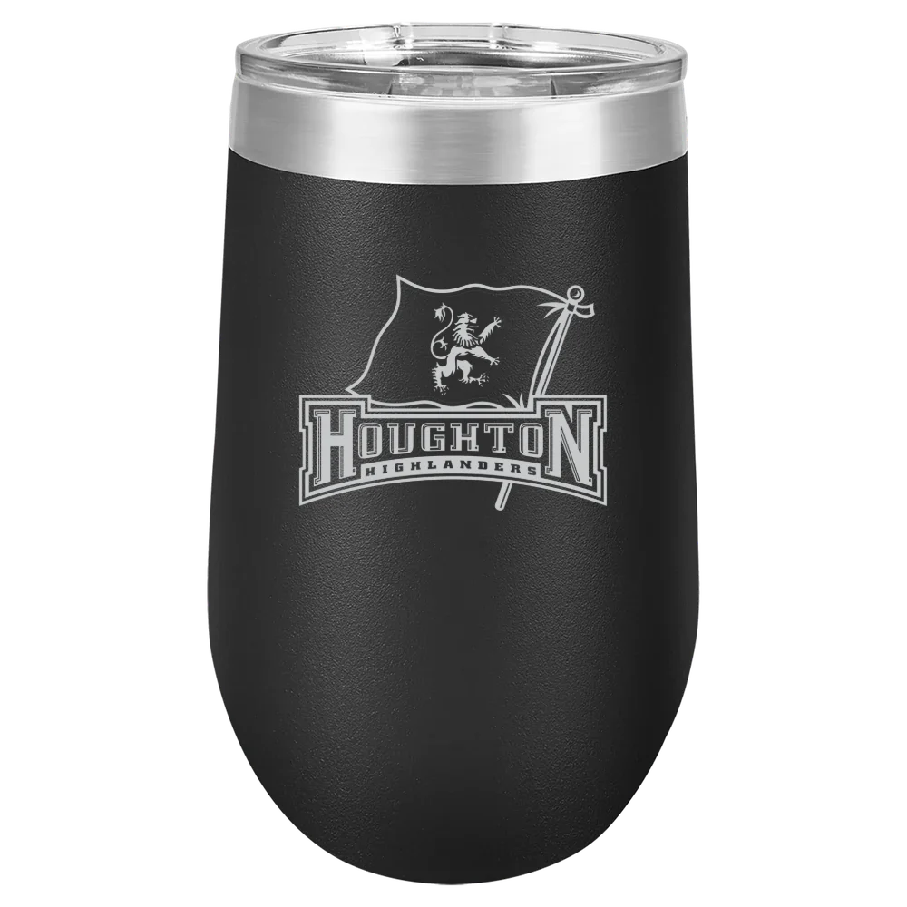 Houghton University Polar Camel 16 oz. Stemless Wine Tumbler
