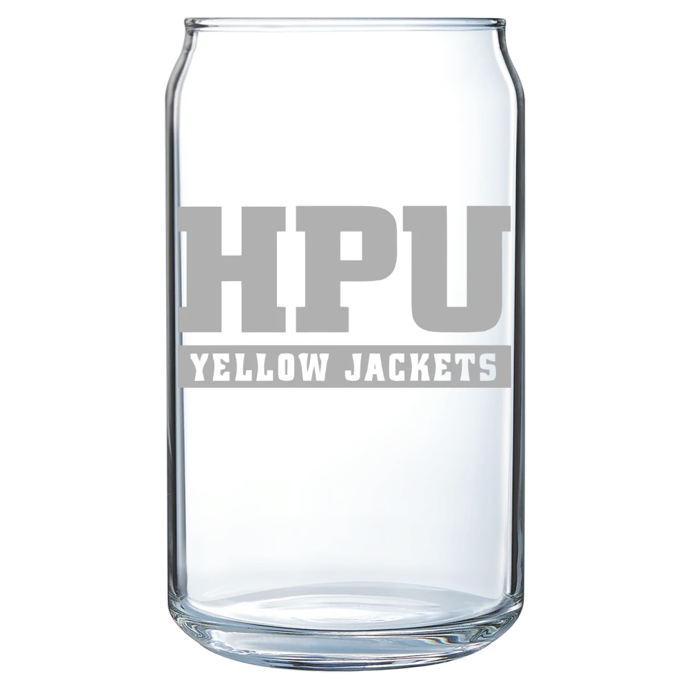 Howard Payne University Polar Camel 16 oz. Can Glass