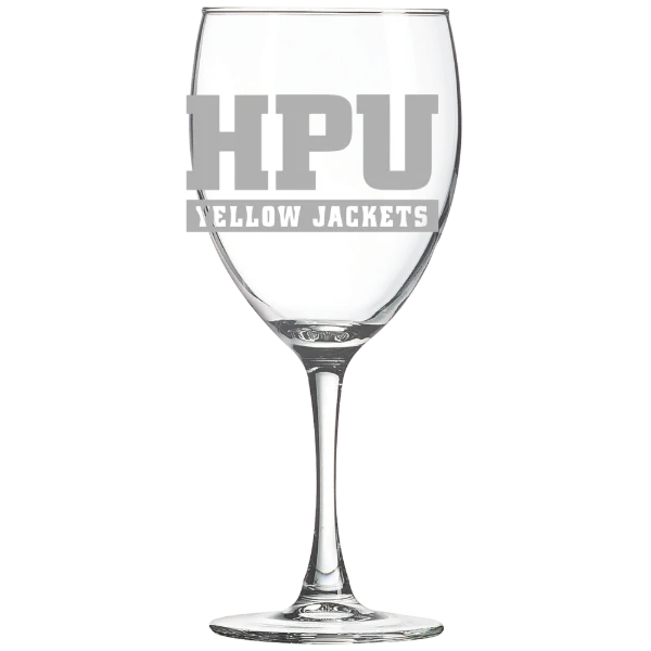 Howard Payne University Polar Camel 10 1/2 oz. Wine Glass