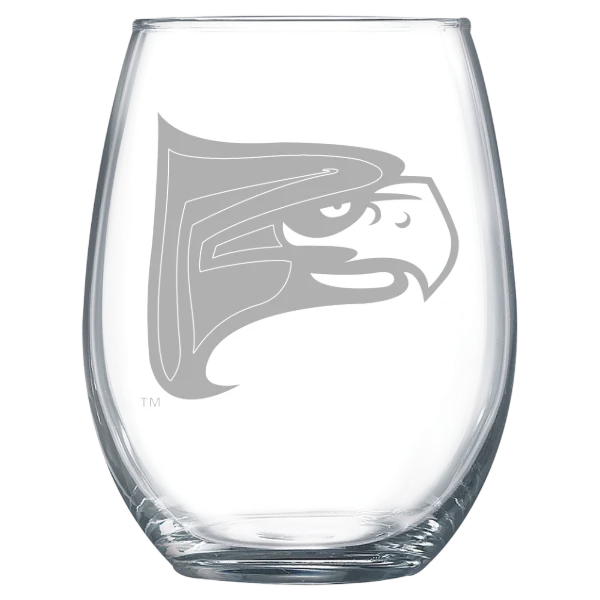 Hunter College Polar Camel 15 oz. Stemless Wine Glass