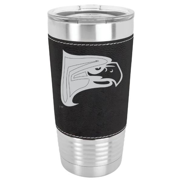 Hunter College Polar Camel 20 oz. Leatherette Grip Tumbler with Standard Lid