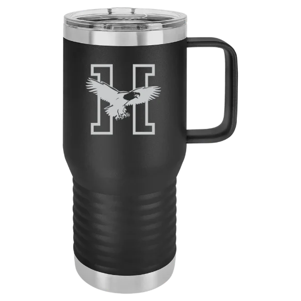 Husson University Polar Camel 20 oz. Travel Mug with Slider Lid