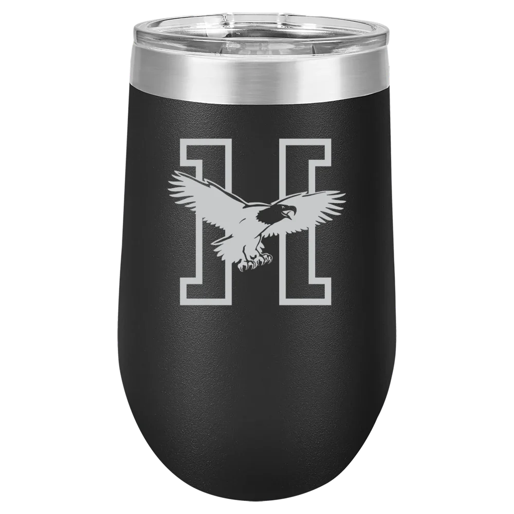 Husson University Polar Camel 16 oz. Stemless Wine Tumbler