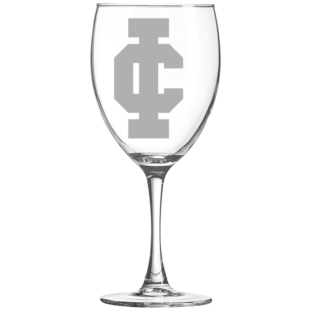 Illinois College Polar Camel 10 1/2 oz. Wine Glass